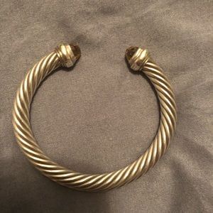 Cable Classics Bracelet with Citrine and 14K Gold